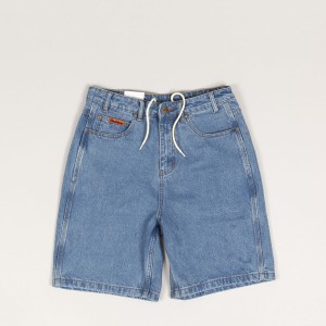 Butter Goods Baggy Denim Shorts Wash Indigo